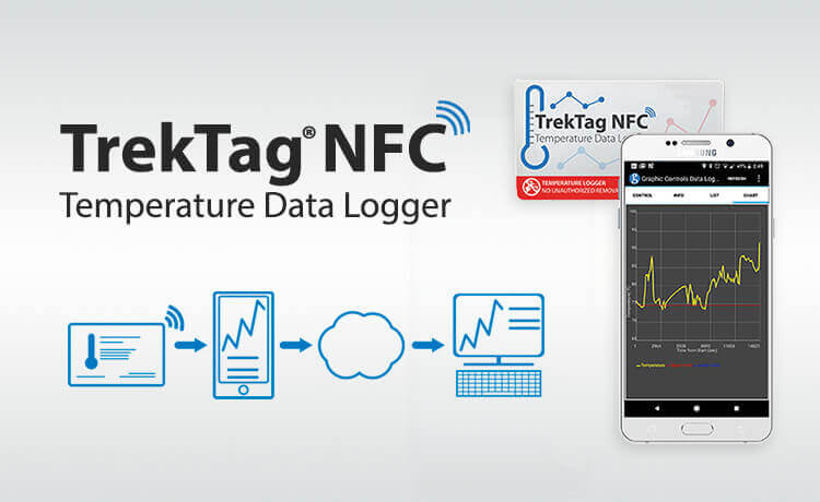 TrekTag NFC Temperature Loggers